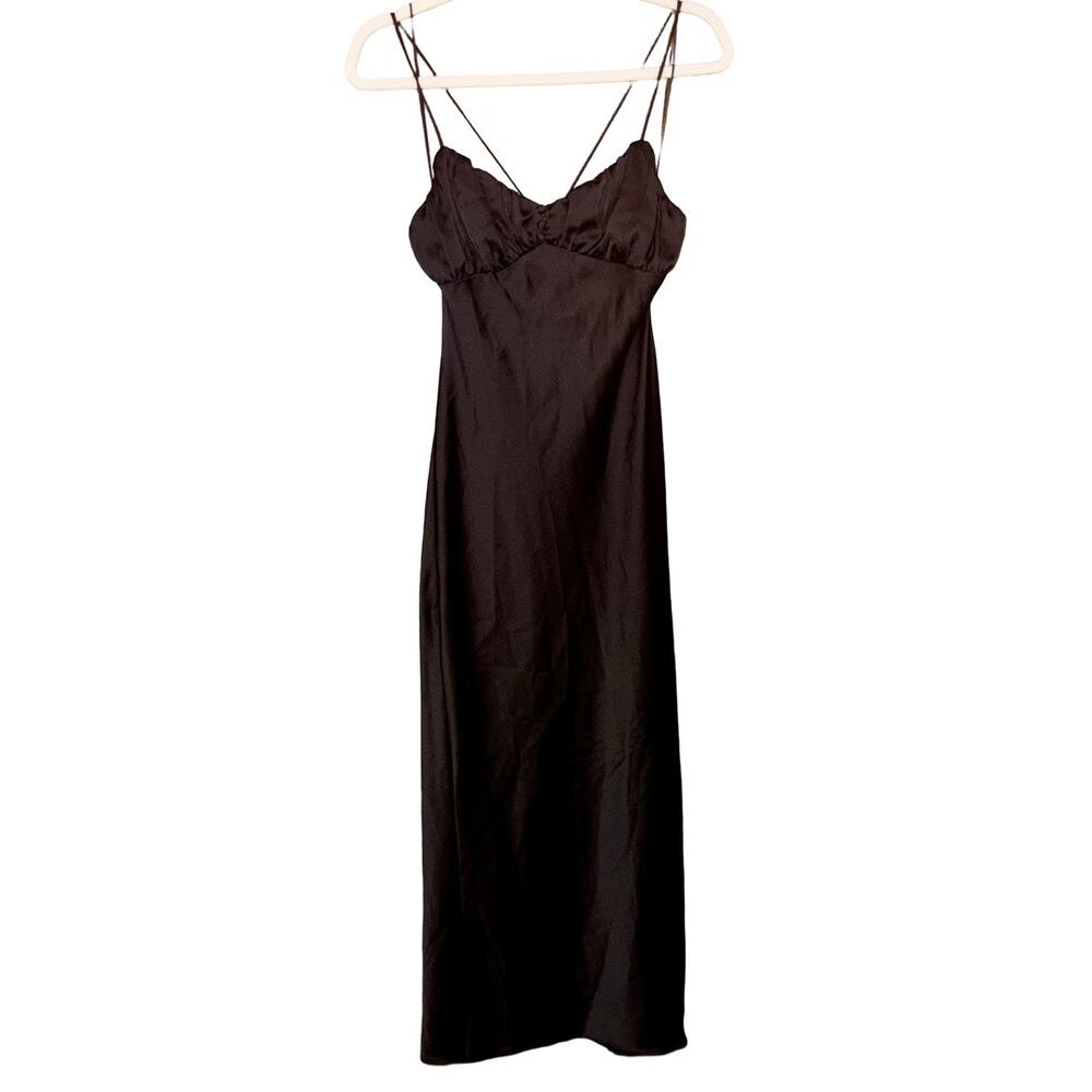 Zara silky maxi dress